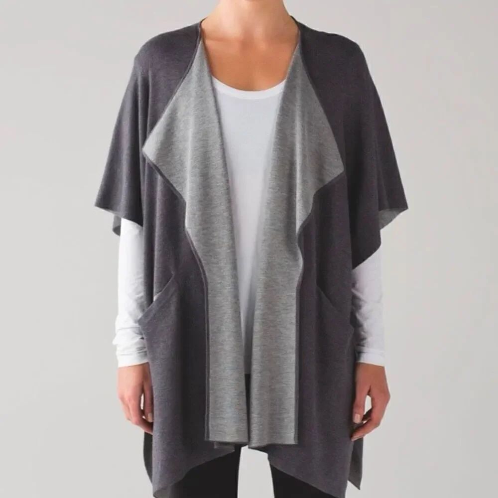 Lululemon After Asana Wrap 5% Cashmere OS